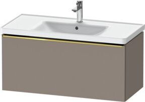 Duravit Waschtischunterschrank D-Neo beige glänzend wandhängend B: 98,4 cm, T: 45,2 cm, H: 44,0 cm - Bild 1