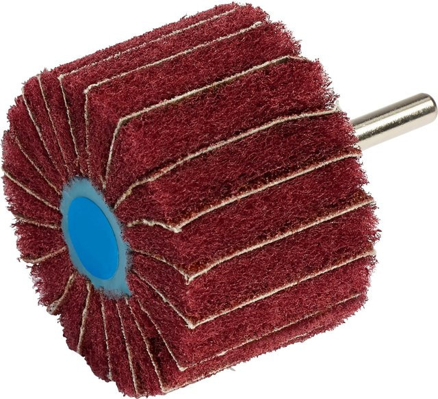 LUX-TOOLS Fächerschleifer Classic für Metall in Rot mit Ø 60 mm und Körnung 120 - Bild 1