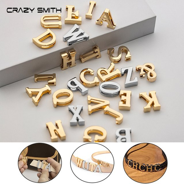 CRAZYSMITH Buchstaben Schnallen, Zinklegierung, Unisex - Bild 1