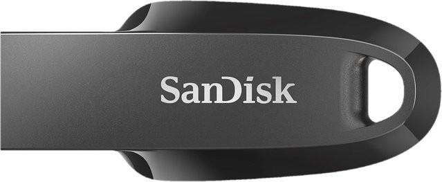 SanDisk Ultra Curve USB-A 3.2 Flash Drive, 128 GB, Schwarz - Bild 1