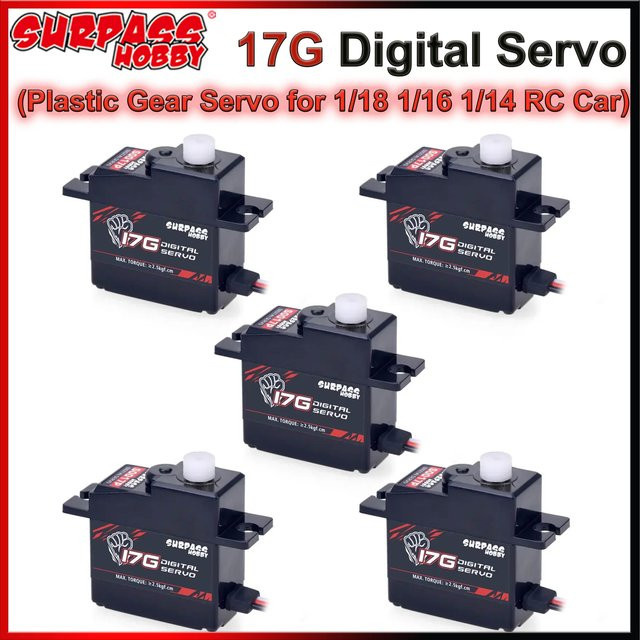 SURPASS HOBBY 17G Kunststoffgetriebe Mini Micro Digital Servo, Zubehör - Bild 1