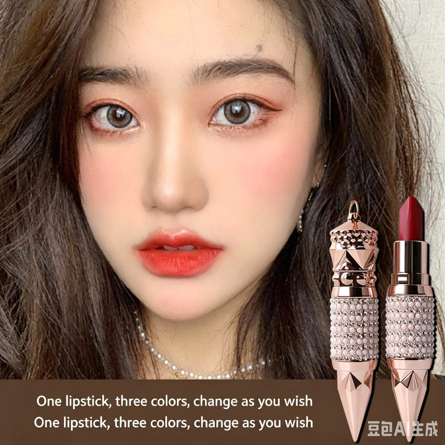 VIBELY Queen Scepter Desi Lippenstift, 3-in-1, Matt - Bild 3