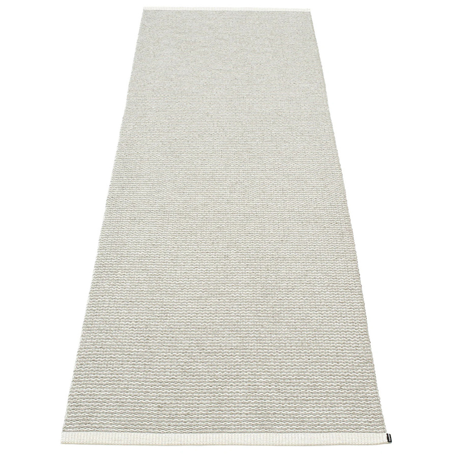 Pappelina Mono Teppich fossil grey / warm grey B/L: 85 x 260 cm - Bild 1