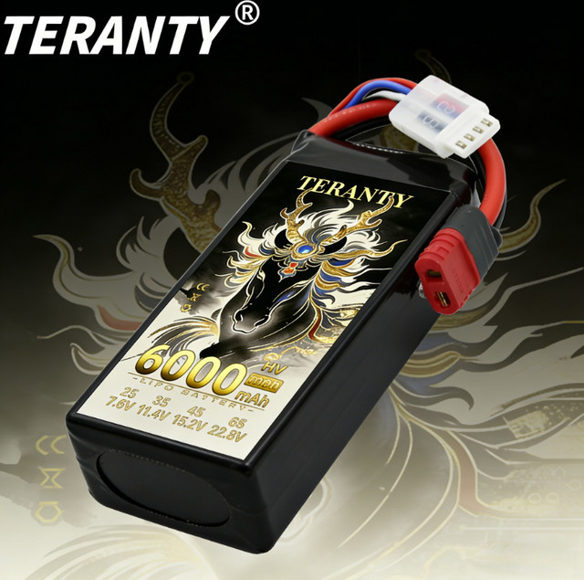 TERANTY MJX Hyper Go RC-Auto Ersatzteil Lipo-Akku 6000 mAh 3S 11,4V mit XT60 Stecker in Schwarz - Bild 1