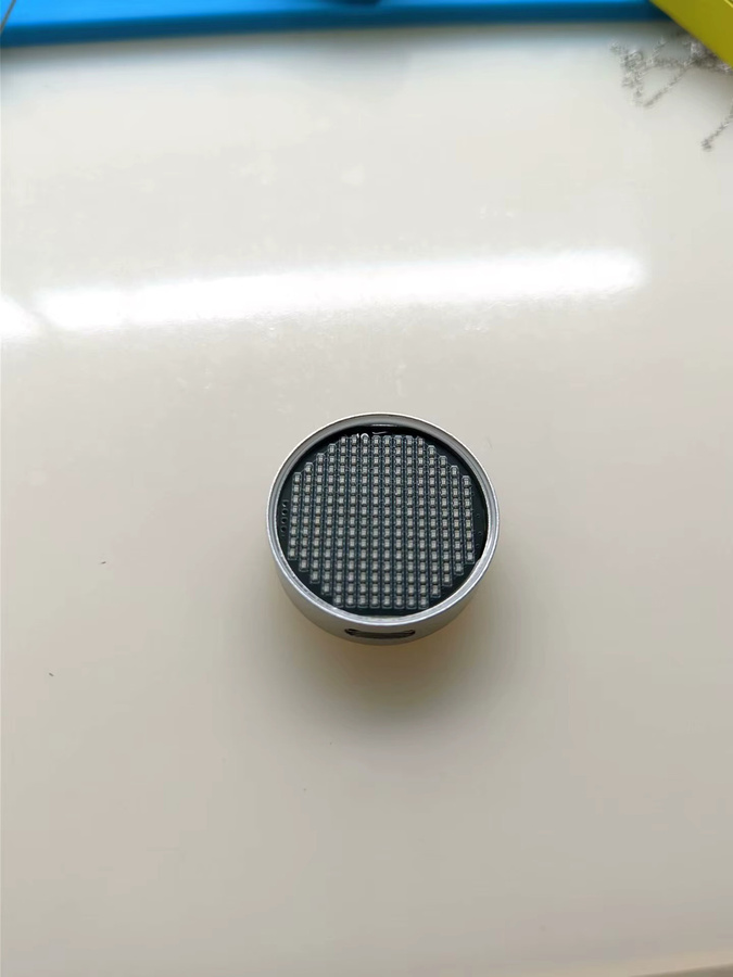 Anhänger-Halskette Aluminiumlegierung, Silber, 31 mm - Bild 4