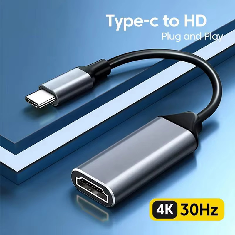 KAFNHCKA USB-C auf HDMI Adapter für 4K UHD 30Hz Konverter für MacBook, Laptops und Tablets - Bild 5