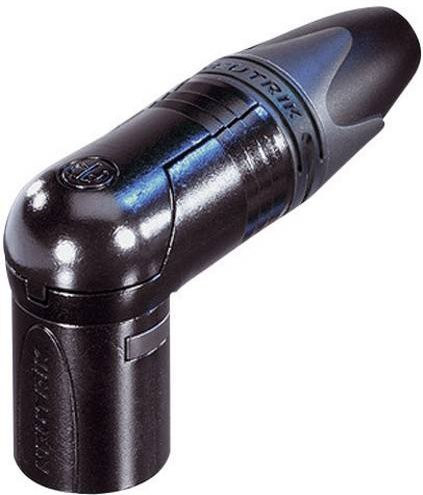 Neutrik NC3MRX-BAG XLR-Steckverbinder Stecker gewinkelt Schwarz - Bild 1