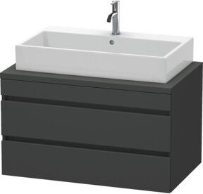 Duravit Waschtischunterschrank DuraStyle in Grau Matt, Wandmontage, B/T/H: 90 x 54,8 x 51,2 cm - Bild 1