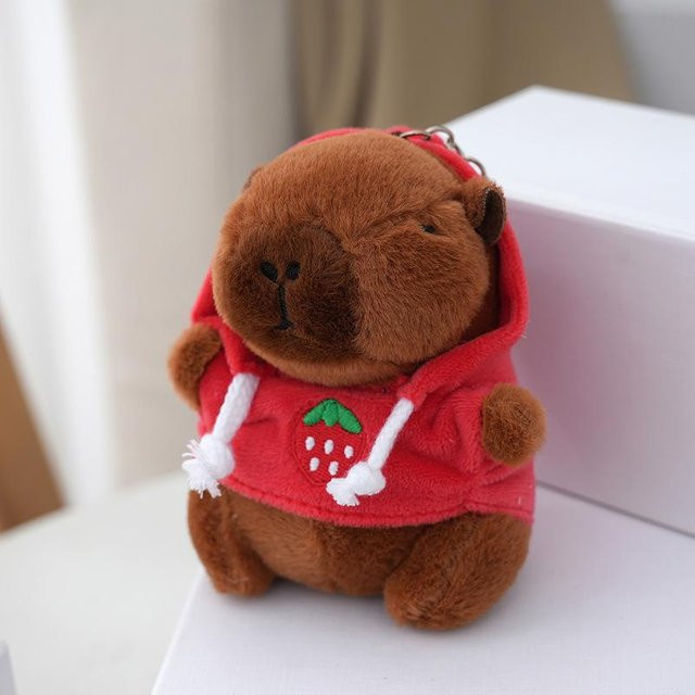 Linyi toy Kapibara Cartoon Plüsch Anhänger 12cm ab 3–6 Jahre - Bild 1