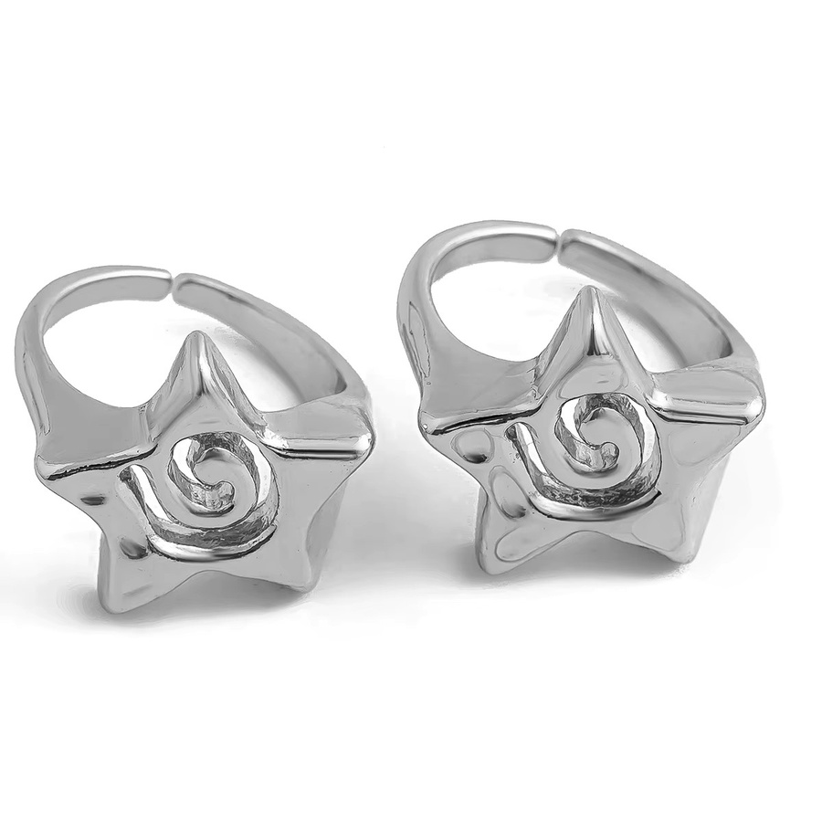 SHIXIN Ring Set, Stern, Silber, Damen - Bild 2