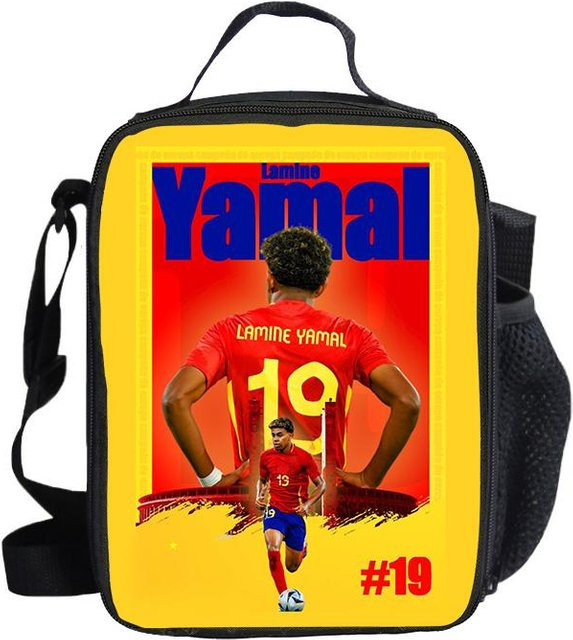 Fancy Style Studio Isolierte Lunchbox L-Lamin Yamal Motiv Thermotasche Auslaufsicher, Mehrfarbig - Bild 1