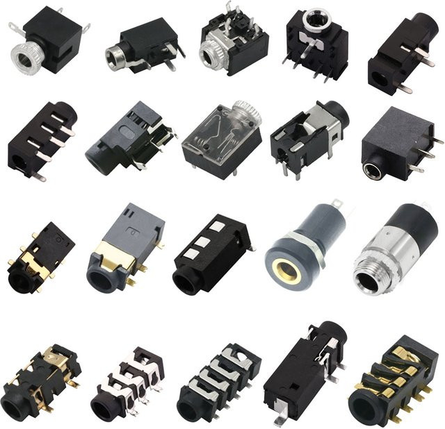 SHWB Stereo Klinkenbuchse PJ-320D PJ-392 für 2,5 mm und 3,5 mm Audio Video Jack zur Panelmontage - Bild 1