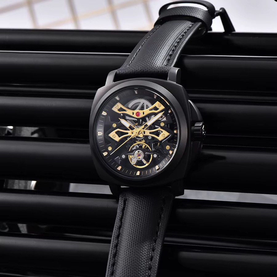 Pagani Design Automatikuhr, Edelstahl, Grün, Saphirglas, Herren - Bild 2