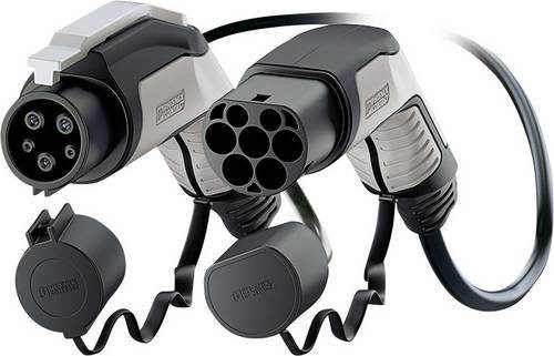 Phoenix Contact eMobility Ladekabel Typ 2 in Schwarz/Grau, Länge: 5 m - Bild 1