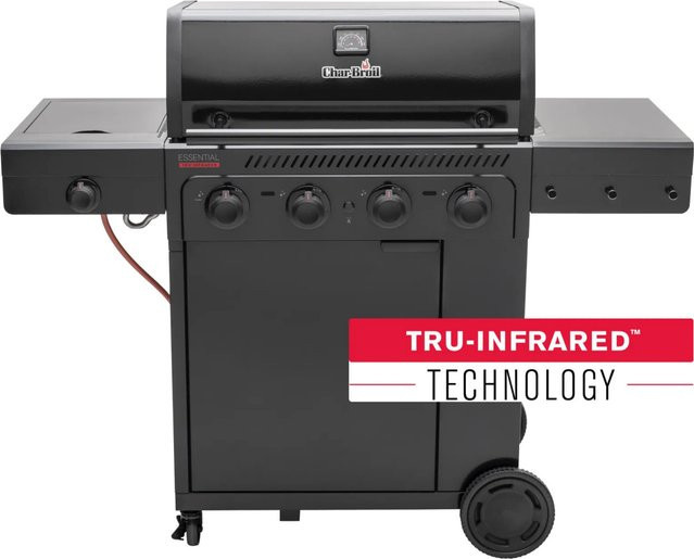 Char-Broil Gasgrill Essential 4 G mit Seitenbrenner und Tru-Infrared Technology - Bild 1