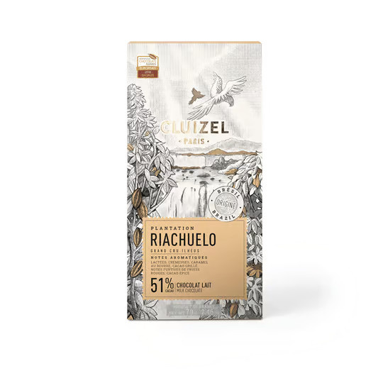 Cluizel Schokolade Vollmilch Plantation Riachuelo 51 % 70 g - Bild 2