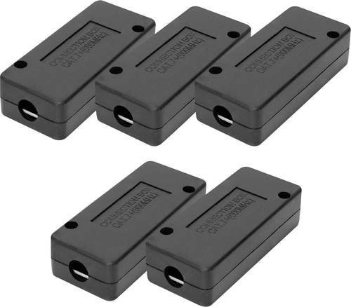 Digitus RJ45 Netzwerk Adapter CAT 7 Ethernet LAN Schwarz - Bild 2
