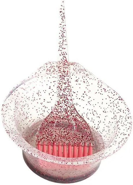 LChome Haarfärbeschüssel Set mit Pinsel, rot, 2 Stück - Bild 1