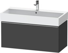 Duravit Waschtischunterschrank D-Neo, wandhängend, Grau matt - Bild 1