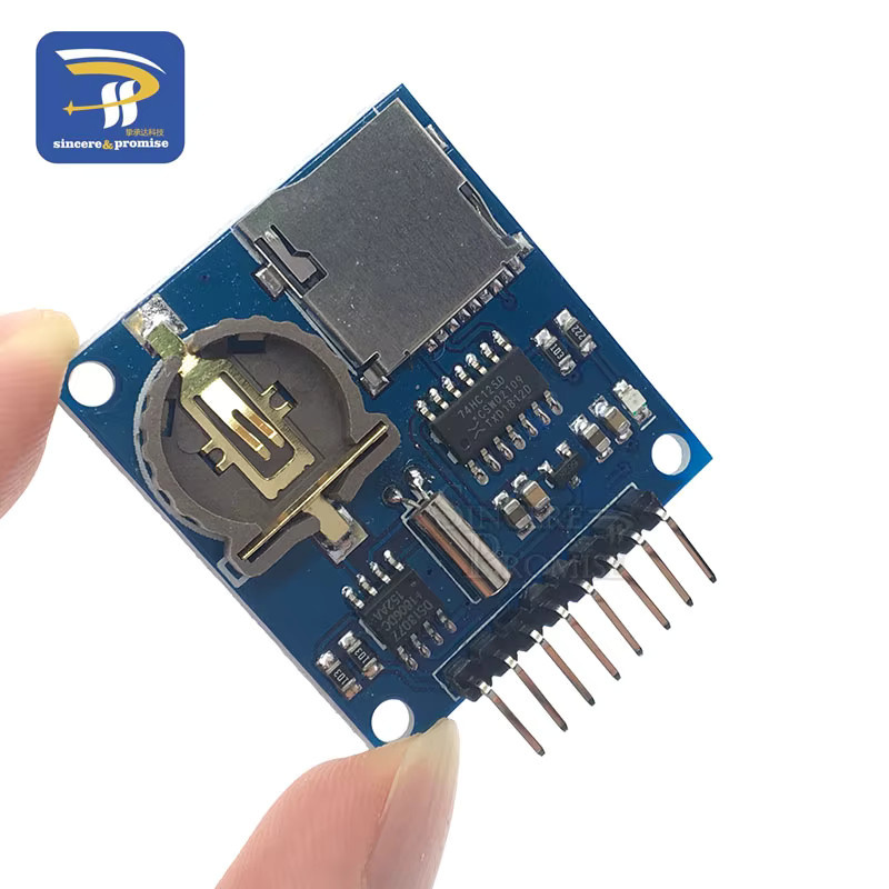 Mini Datenlogger Modul Logging Shield V1.0 für Arduino und Raspberry Pi mit SD-Karte in Blau - Bild 2