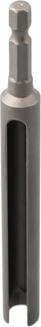 VIBRATITE Steckschlüssel-Set mit 1/4 Zoll Sechskantschaft und Schnellwechsel-Funktion, Farbe Silber, 8–19 mm - Bild 1