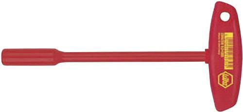 Wiha VDE Steckschlüssel-Schraubendreher mit Quergriff electric in Rot, Schlüsselweite: 17 mm, Klingenlänge: 230 mm - Bild 1