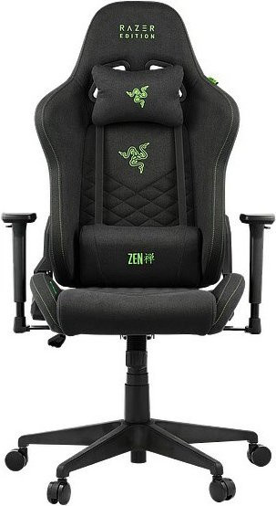 Razer Tarok Natrix Cloth Gaming Chair in Schwarz mit Stoffbezug und Kopfstütze - Bild 1