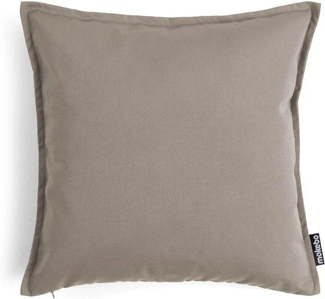 mokebo Outdoor Kissenbezug Die Auszeit in Taupe, B/B: 45 x 45 cm - Bild 1