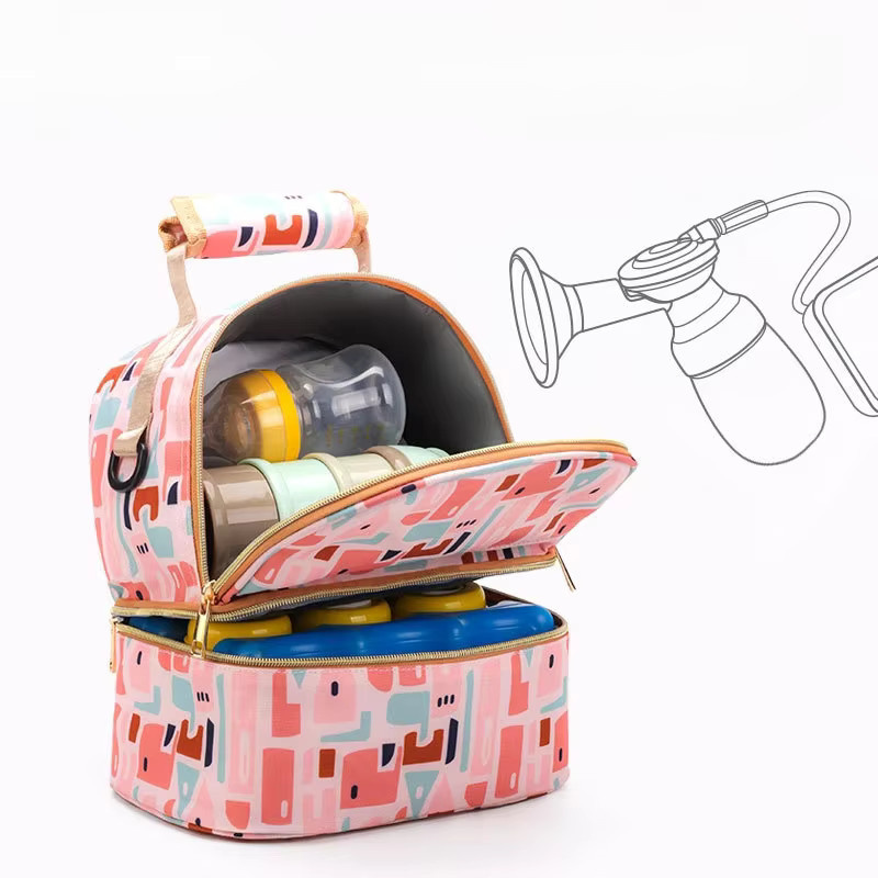 Thermopack Milchpack Aufbewahrungsrucksack Bento Bag zur Aufbewahrung von Muttermilch und Milchflaschen in Multicolour - Bild 2