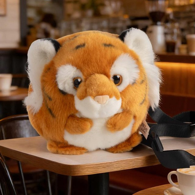 Yiran toy Tiger Plüschtier, Einzelschultertasche Rucksack, 18cm, ab 14 Jahren - Bild 1
