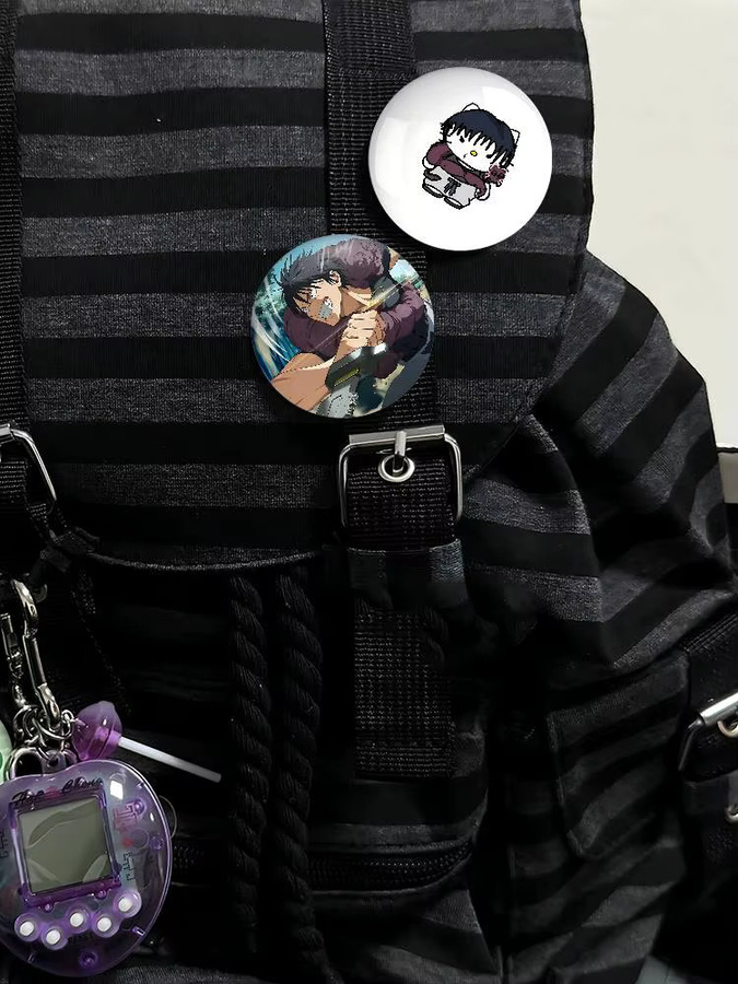 Abzeichen-Pins Anime F-Fushiguro Cool T-Toji-S, Unisex - Bild 5