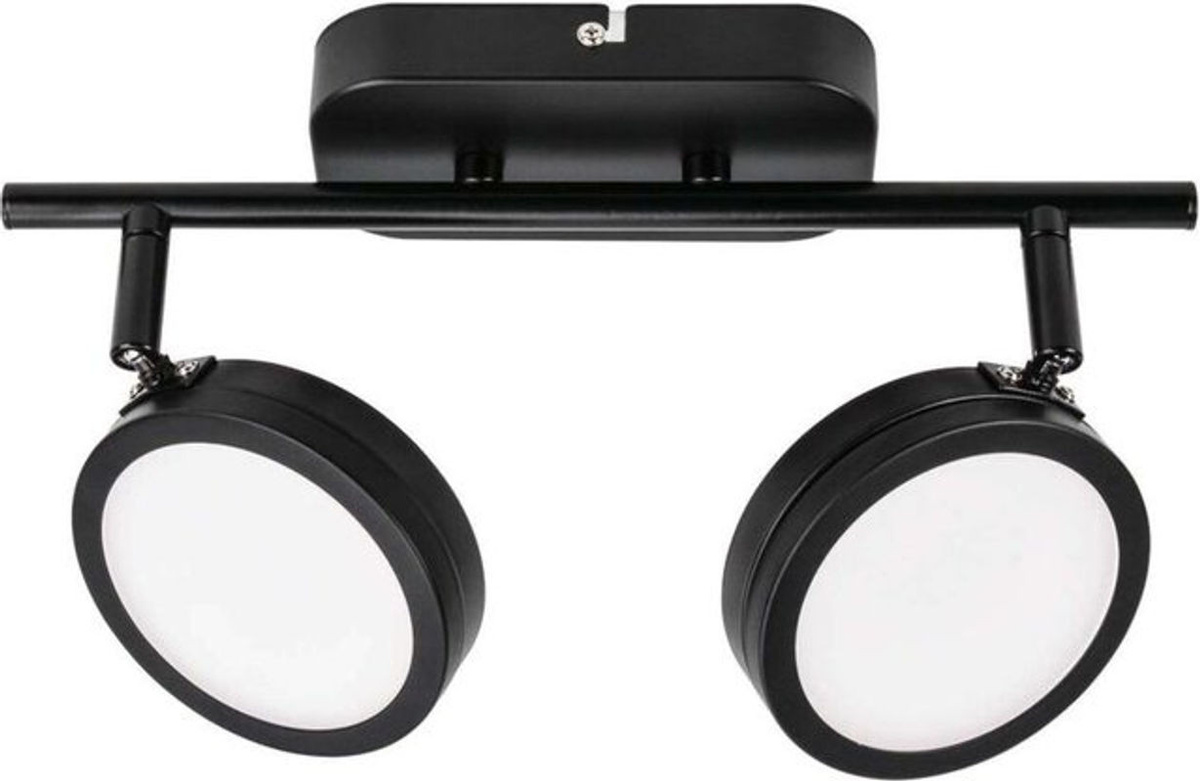 Lindby Strahler Neros Deckenspot aus Metall, 2-flg., Schwarz, LED - Bild 1