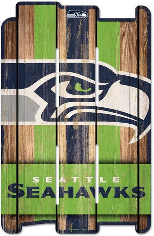 Wincraft NFL Seattle Seahawks Holzplakette Wanddekoration mehrfarbig B: 43 cm - Bild 1