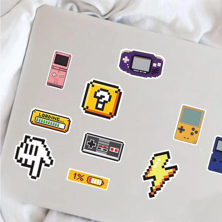 Keeppley Klassische Gaming Konsole Cartoon Aufkleber, 50-teiliges Set - Bild 2