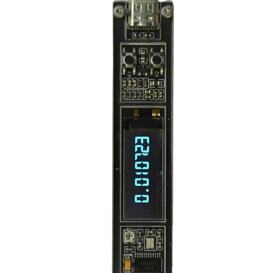 Aideepen Frequenzmesser Stift mit 0,91 Zoll OLED-Display, Hochpräziser Frequenzzähler für RF-Messungen von 100MHz bis 200Hz für Radio-Transceiver - Bild 2