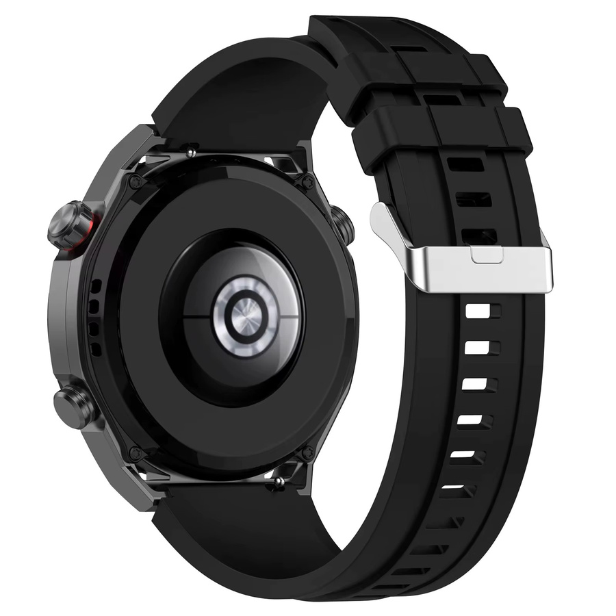 Huawei Uhrenarmband Silikon, 22 mm, Schwarz, Unisex - Bild 2