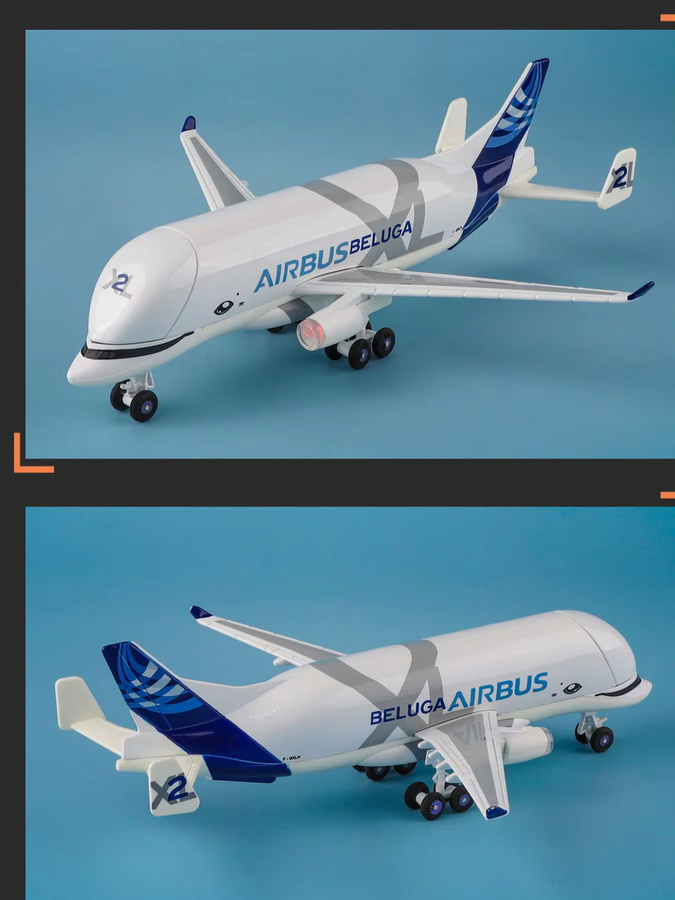 Maisto Beluga Flugzeugmodell Airbus A330-600ST, Fahrzeug, weiß - Bild 6