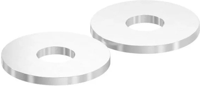 FeNau Unterlegscheibe M12 aus Edelstahl V2A nach ISO 7093-1, Silber, B/T/H: 180 x 180 x 140 mm - Bild 1