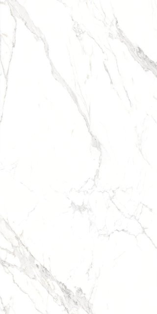 Bodenfliese Feinsteinzeug United Tile und Mosaic Mykonos in Weiß, Marmoroptik, Matt, B/T: 60 x 120 cm - Bild 1