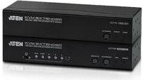 ATEN CE775-AT-G USB Dual View KVM Extender mit Deskew Funktion für VGA, USB, Seriell und Klinke über RJ45 bis 300 m in Schwarz - Bild 1