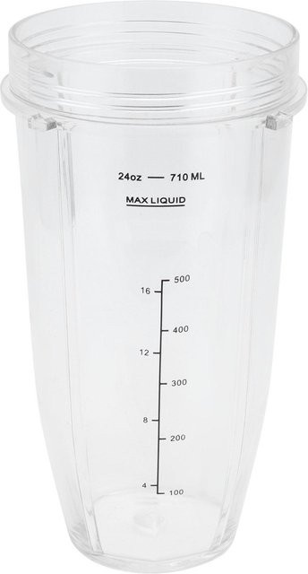 Ninja Ersatzbecher Set für 1000W Mixer, 24 Unzen, transparent - Bild 1