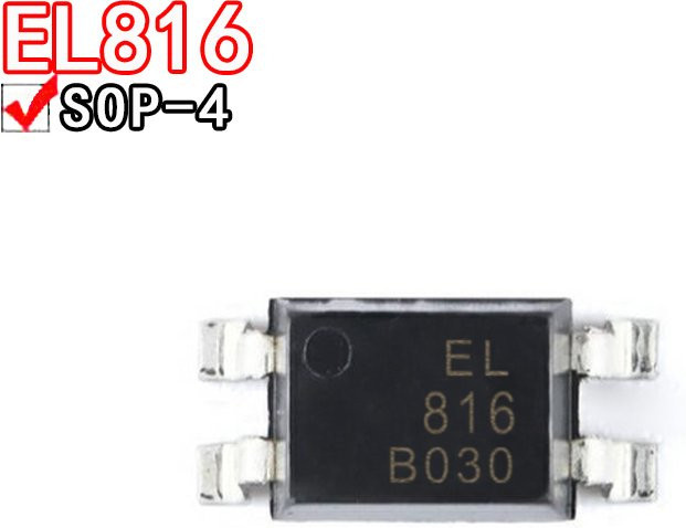 10 Stück Si Tai&SH Optokoppler EL816S EL816 L816L L816B in Schwarz SOP4 - Bild 1