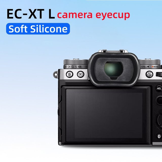 Fujifilm Silikon EC-XTL Kamera-Augenmuschel Sucher-Schutzabdeckung in Schwarz für Spiegellose Kameras - Bild 1