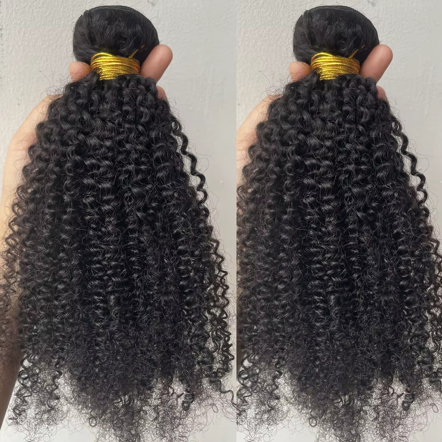 Dula A Hair Afro Kinky Curly Echthaar-Bündel, Unbehandeltes Jungfrauenhaar - Bild 5