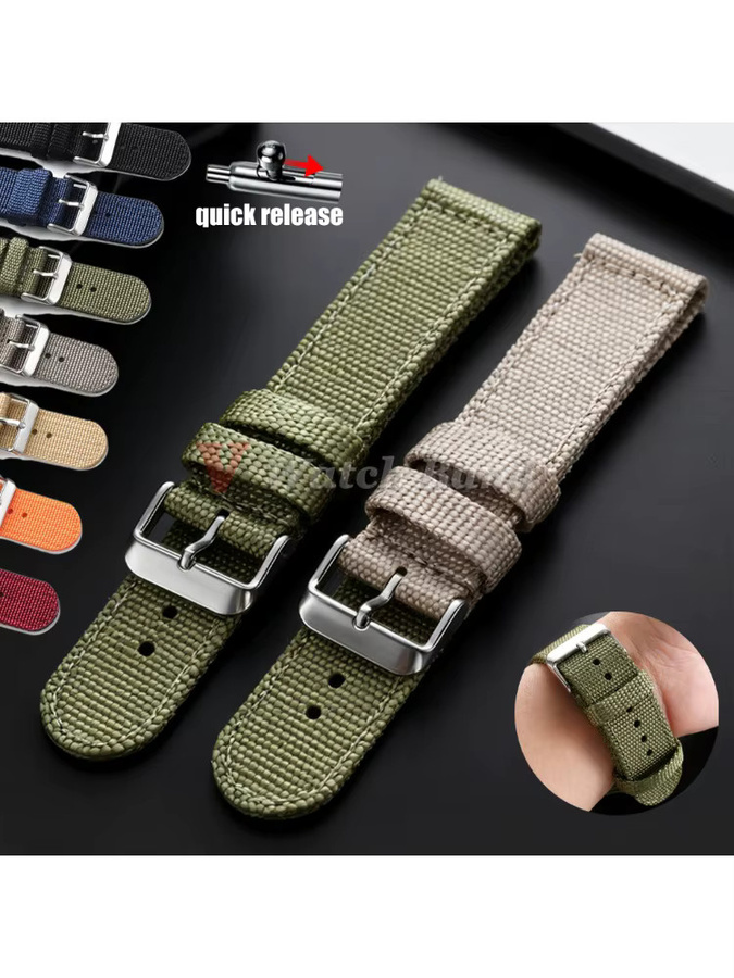 nxalp Uhrenarmband Nylon, Textil/NATO, Unisex, Bunt - Bild 6