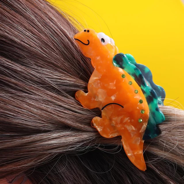 Haarspange Dinosaurier, Acetat, Damen - Bild 1