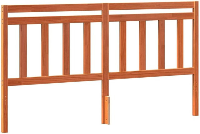 vidaXL Kopfteil aus Massivholz Kiefer in Wachsbraun B: 185,5 cm, H: 100 cm - Bild 1