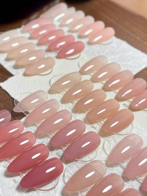 MISS SHAKA Gel-Nagellack, Nude Pink, Glänzend - Bild 1