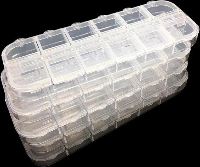 Julianna Beauty Kunststoff Organizer Halter für Nail Art, 12 Grids - Bild 1