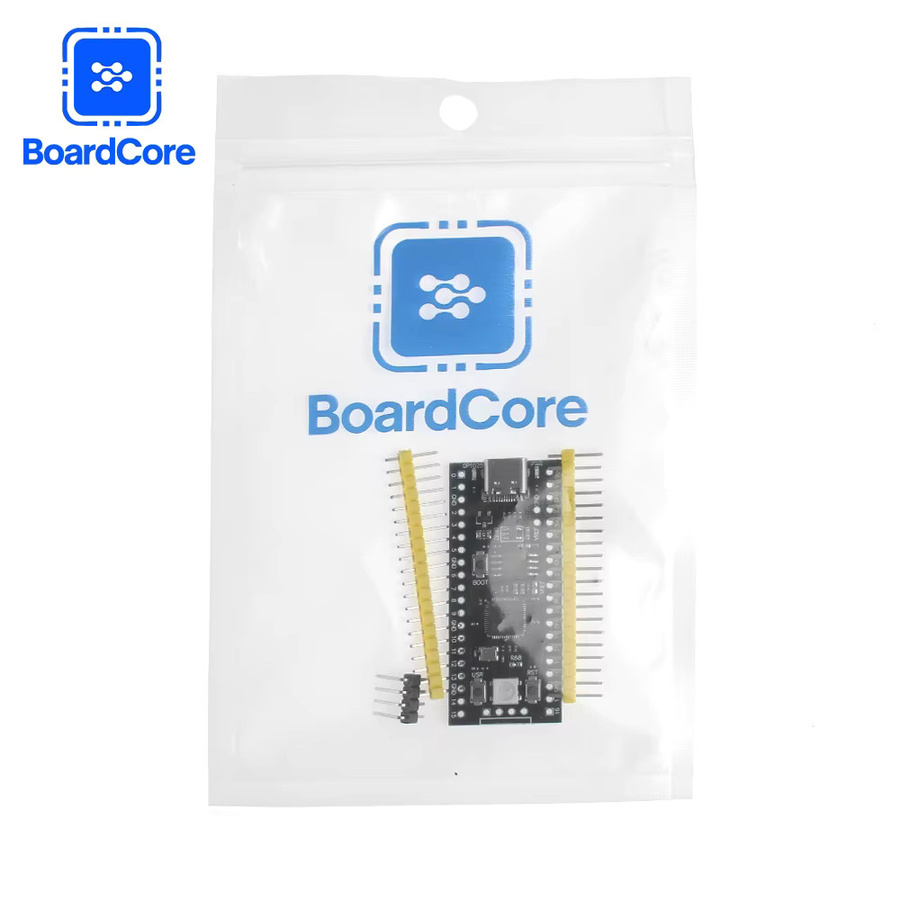 RP2040 Core Board mit USB-C Anschluss, 4 MB Speicher, kompatibel mit Raspberry Pi Pico und MicroPython, Schwarz - Bild 2